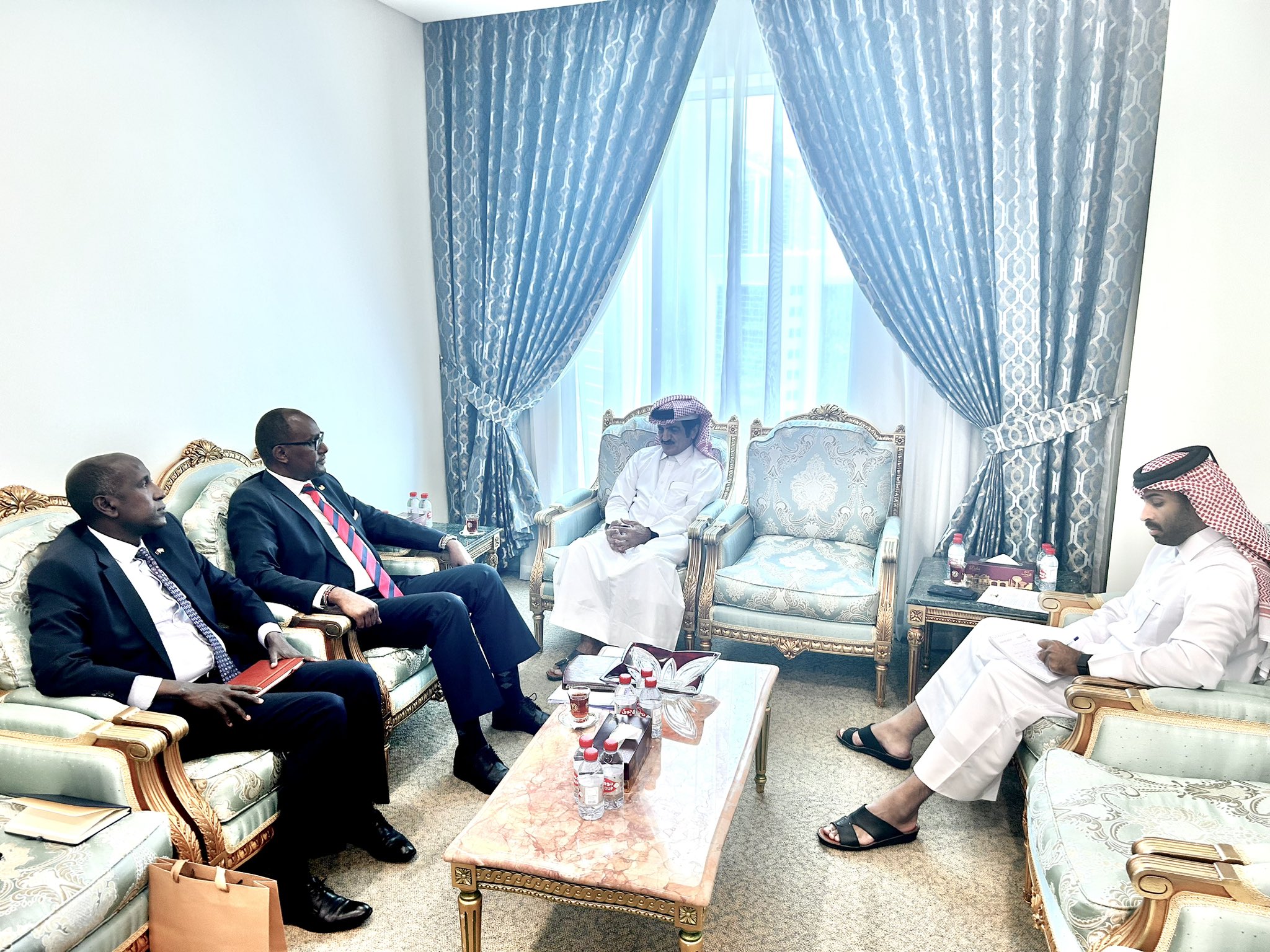 Ambassador accompanied The Director, Middle east directorate to a meeting with Director of African Affairs at ministry of Foreign Affairs, Qatar