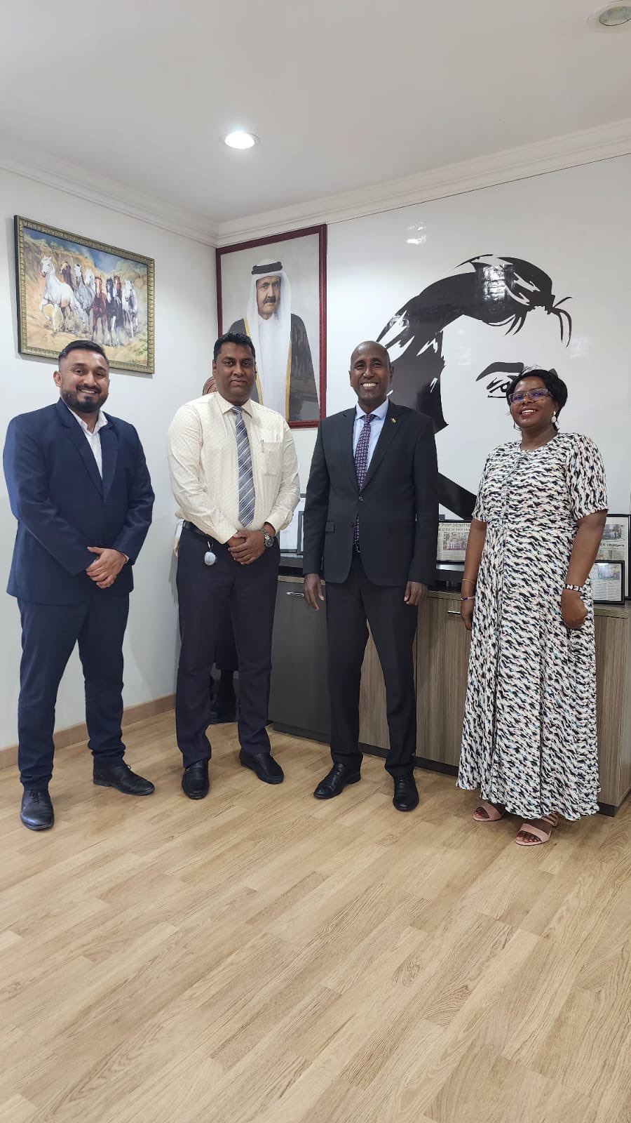 Ambassador Meets with Senior Management of Al Sraiya Security Services